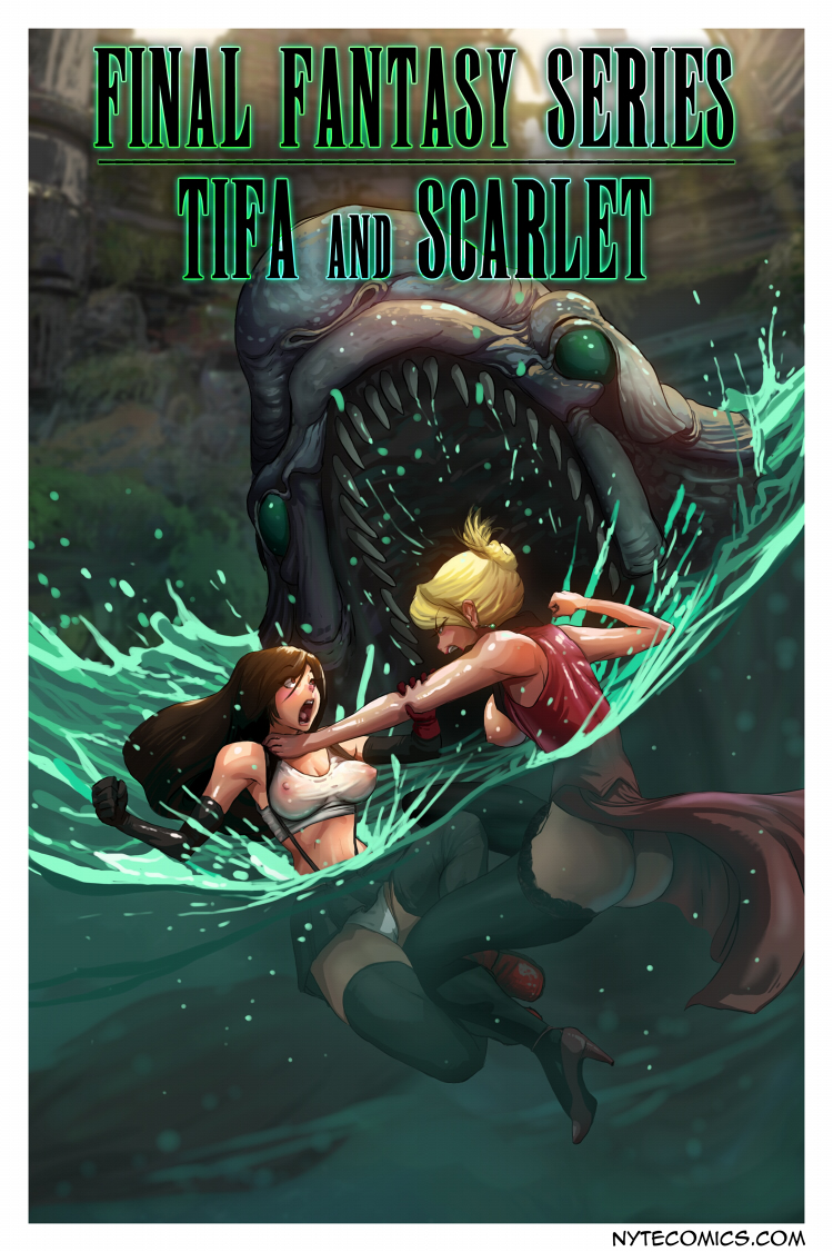 Final Fantasy Series: Tifa and Scarlet Cover Art